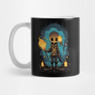 Skeleton with Fire Mug